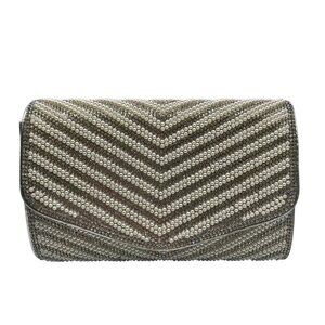 Starlet Rinestone Beaded Clutch